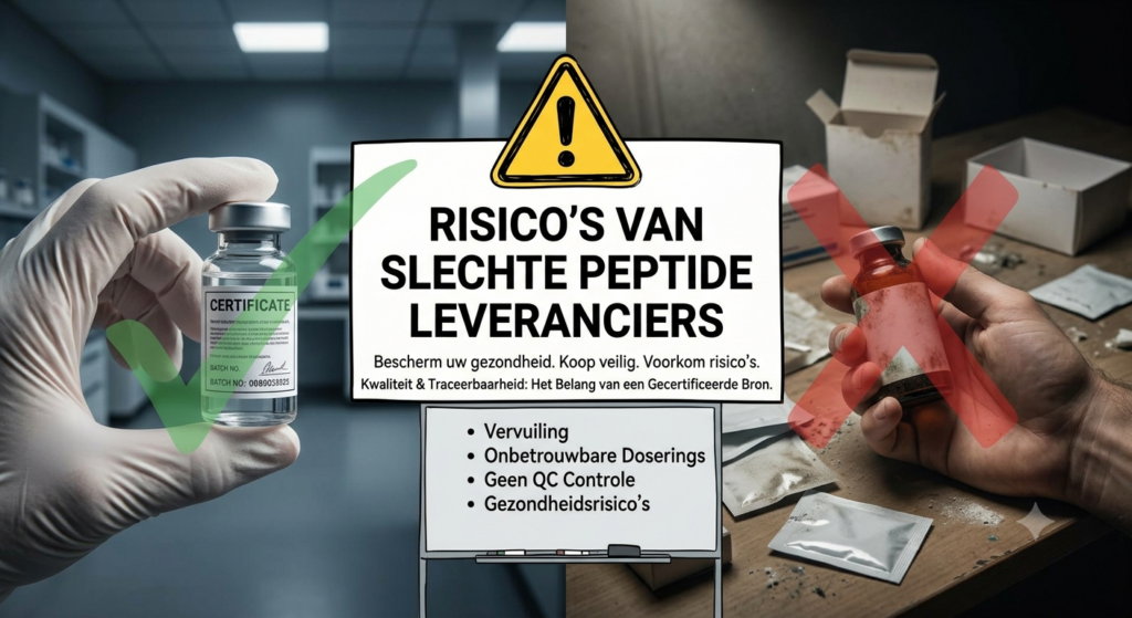 risico’s van slechte peptide leveranciers