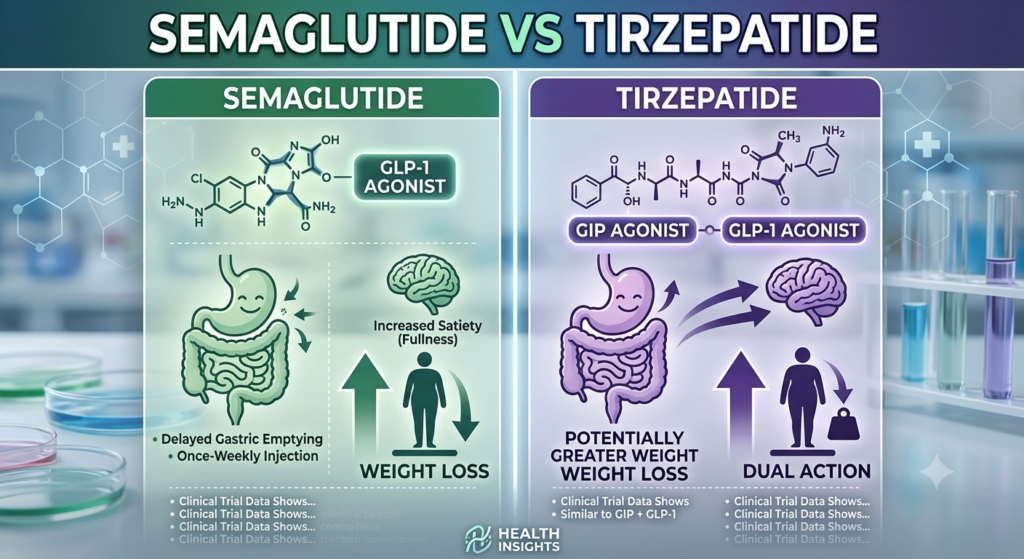 Semaglutide vs Tirzepatide