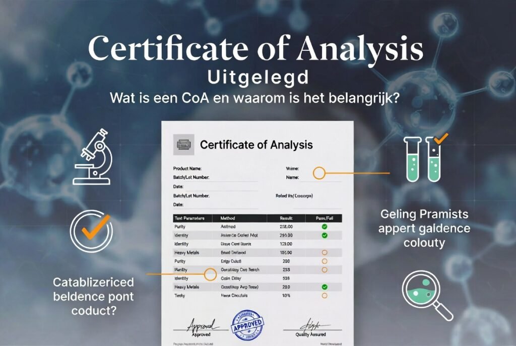 Certificate of Analysis Uitgelegd